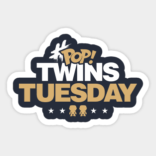 Pop Twins Tuesday Sticker